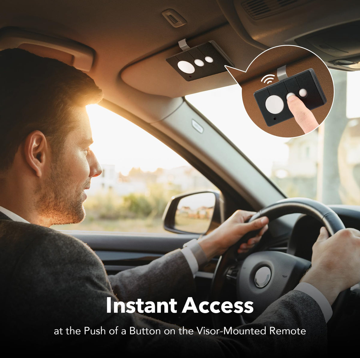 CO-Z WCR1 two-pack gate remote for property access.