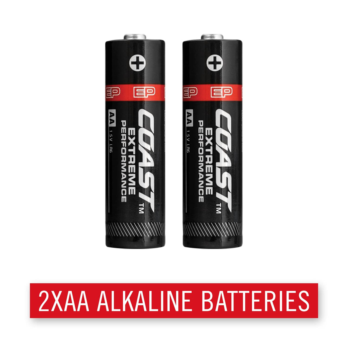 Coast G26 batteries included for immediate use.