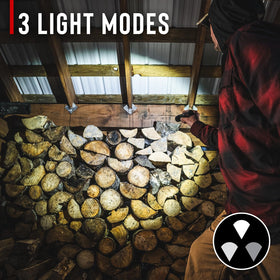 COAST G60R anti-roll tail cap stabilizes the light on any surface.