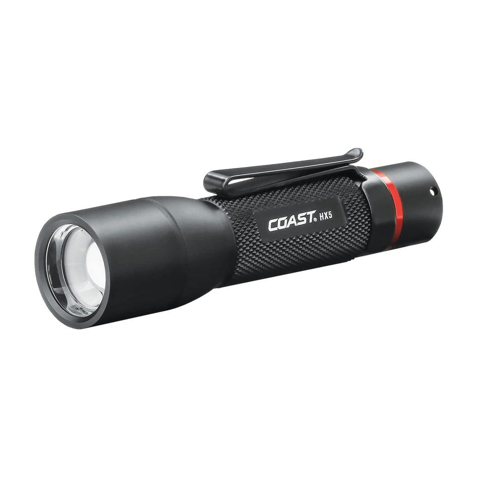 Coast HX5 with pure-beam focusing for crisp, halo-free lighting in any setting
