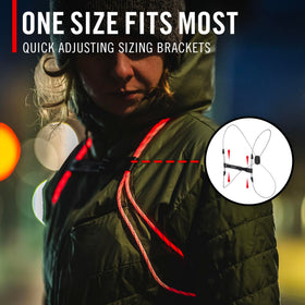 Coast LH150 v2 adjustable sizing ensures a secure fit