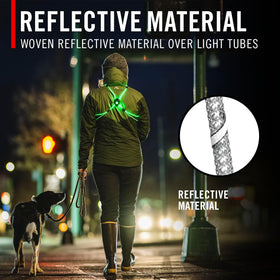 Coast LH150 v2 reflective straps boost nighttime conspicuity