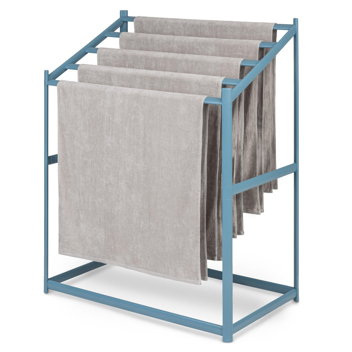 GoSports Coast Modern Pool Towel Rack front view with sleek all-weather design.