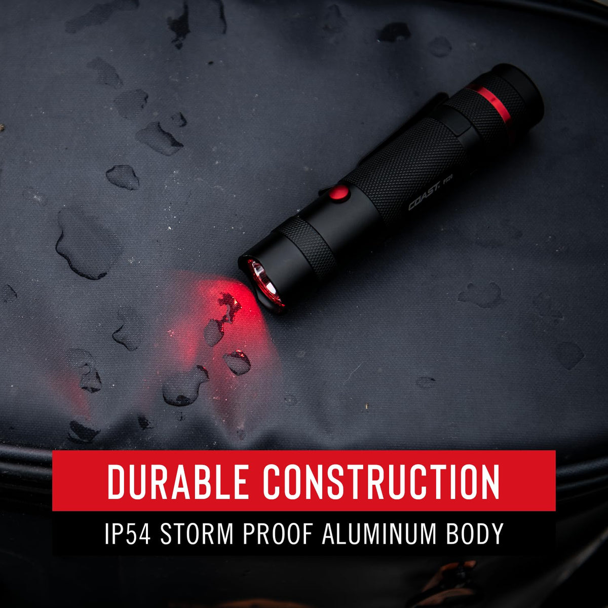 Coast PX20 ANSI/FL1 rating confirms reliable performance and durability.