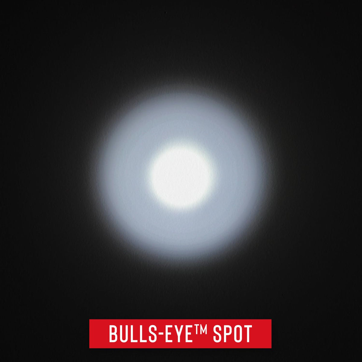 Coast PX20 Bulls-Eye spot beam delivers a bright hotspot for distance visibility.