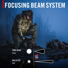 Coast PX200R bulls-eye spot beam targets far details with precision.