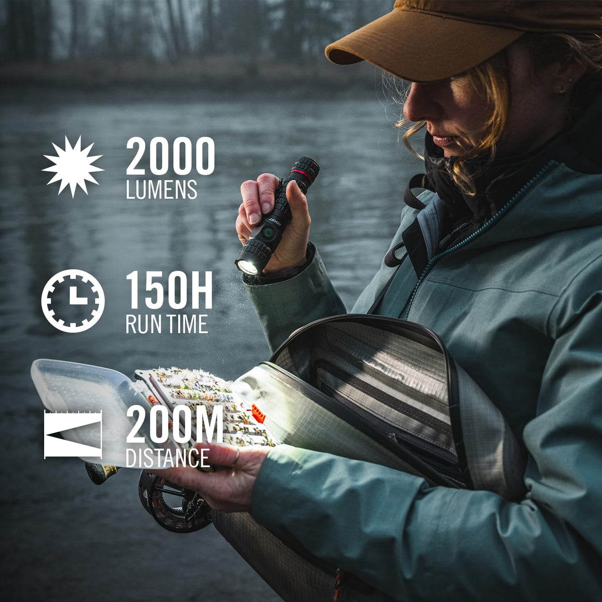 Coast PX200R twist-focus beams demonstrate versatile flood and spot options.