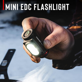 Coast WPH10R removable pocket clip simplifies clipping to pockets or bags.