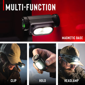 Coast WPH10R red light mode preserves night vision during nighttime operations.