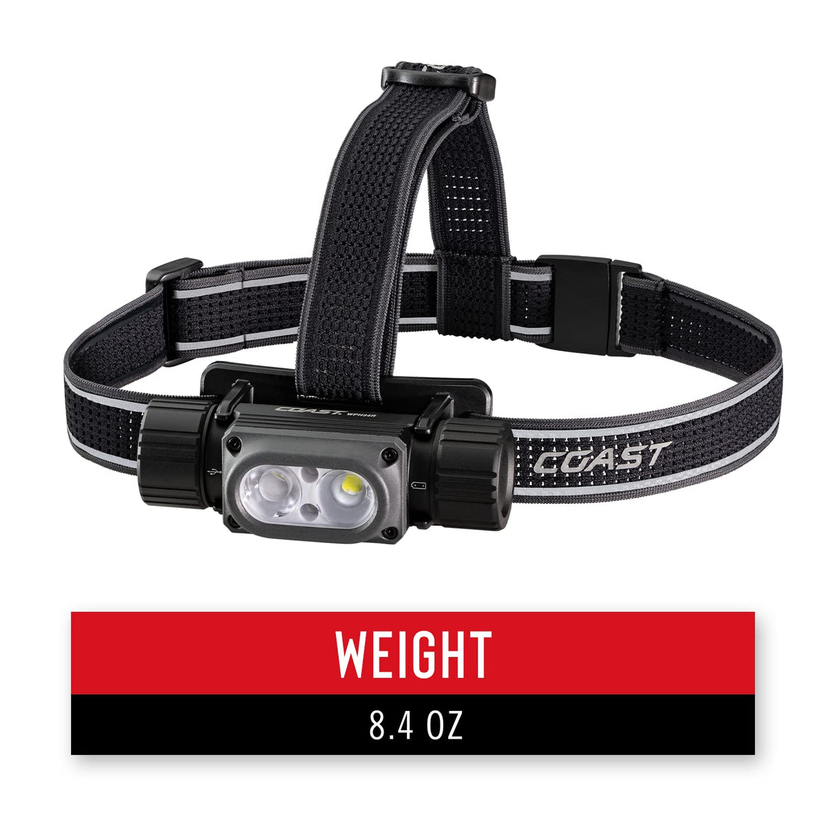 Coast WPH34R rugged waterproof design withstands wet environments.