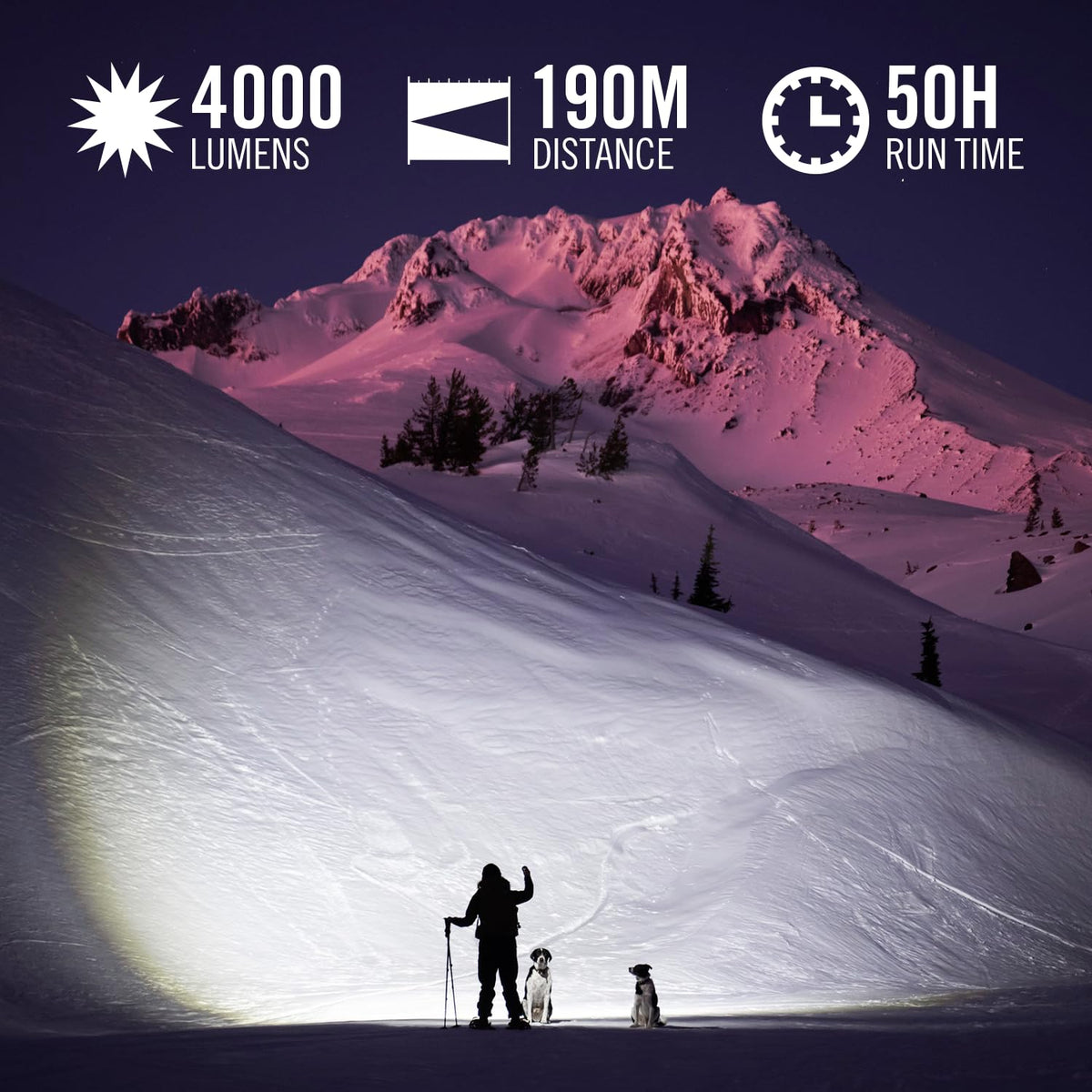 Coast XP20R slide-focus-beam enables flood to spot beam changes