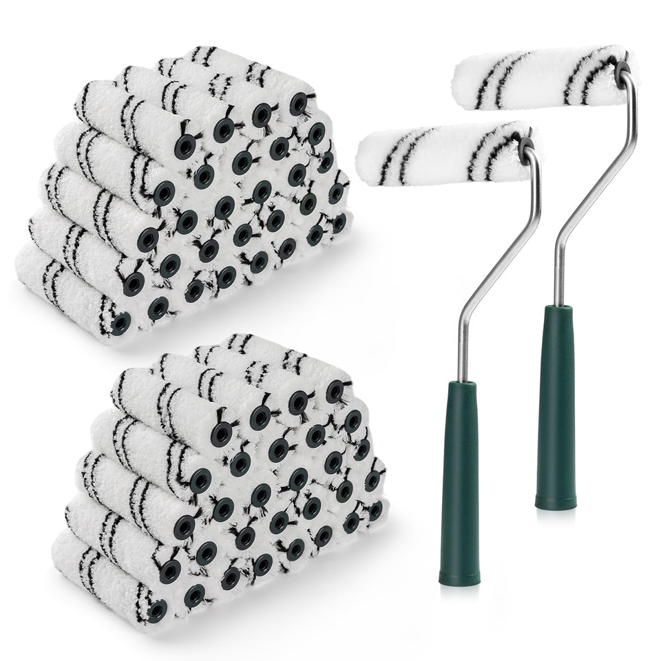 CoatPro Twools 4-inch microfiber roller cover closeup demonstrates dense fibers for smooth coverage