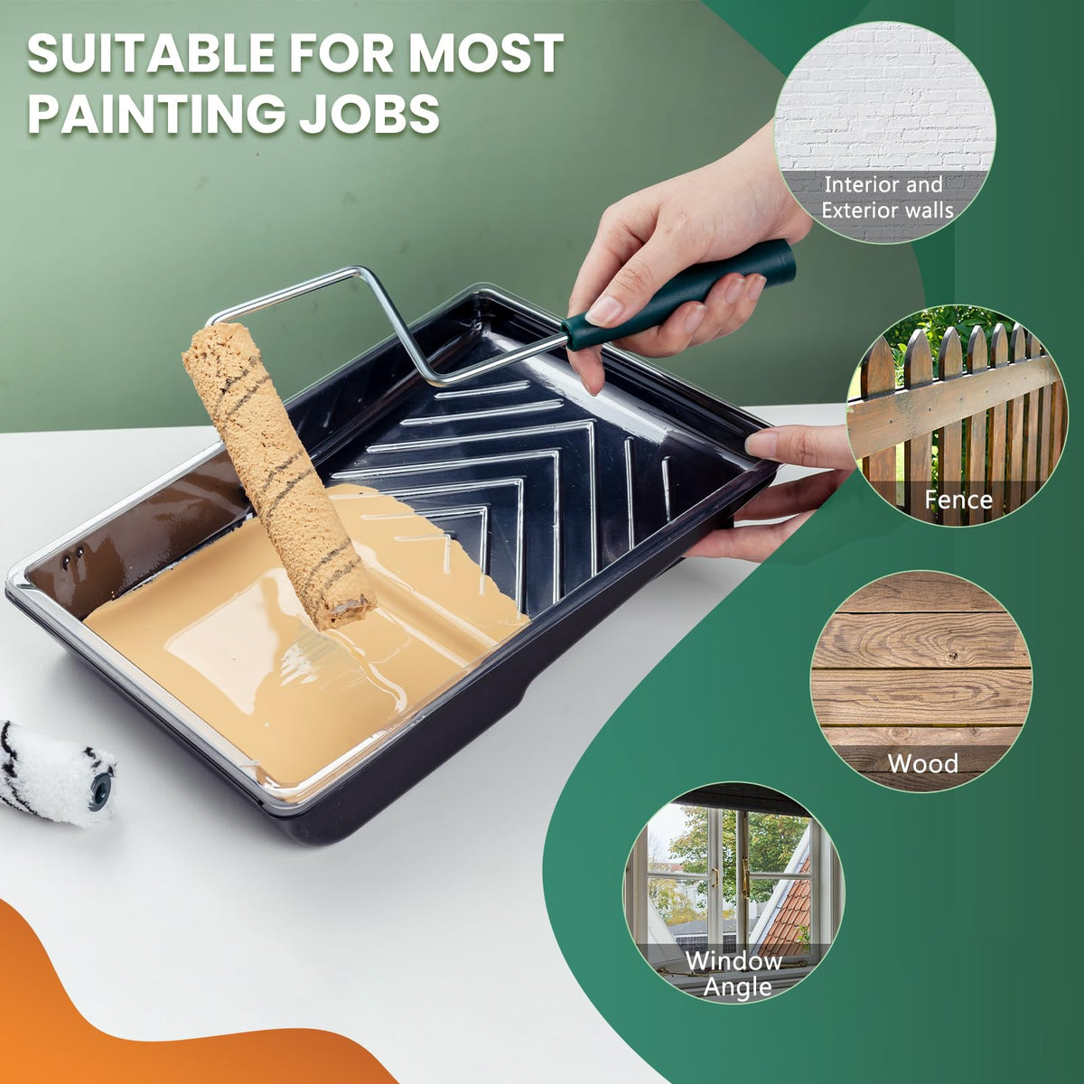 CoatPro Twools anti-rust metal frame prevents corrosion during long painting sessions