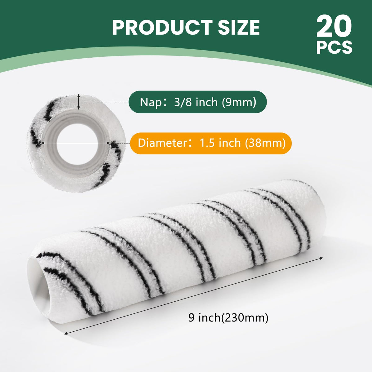 Individually packaged for clean storage and organization.