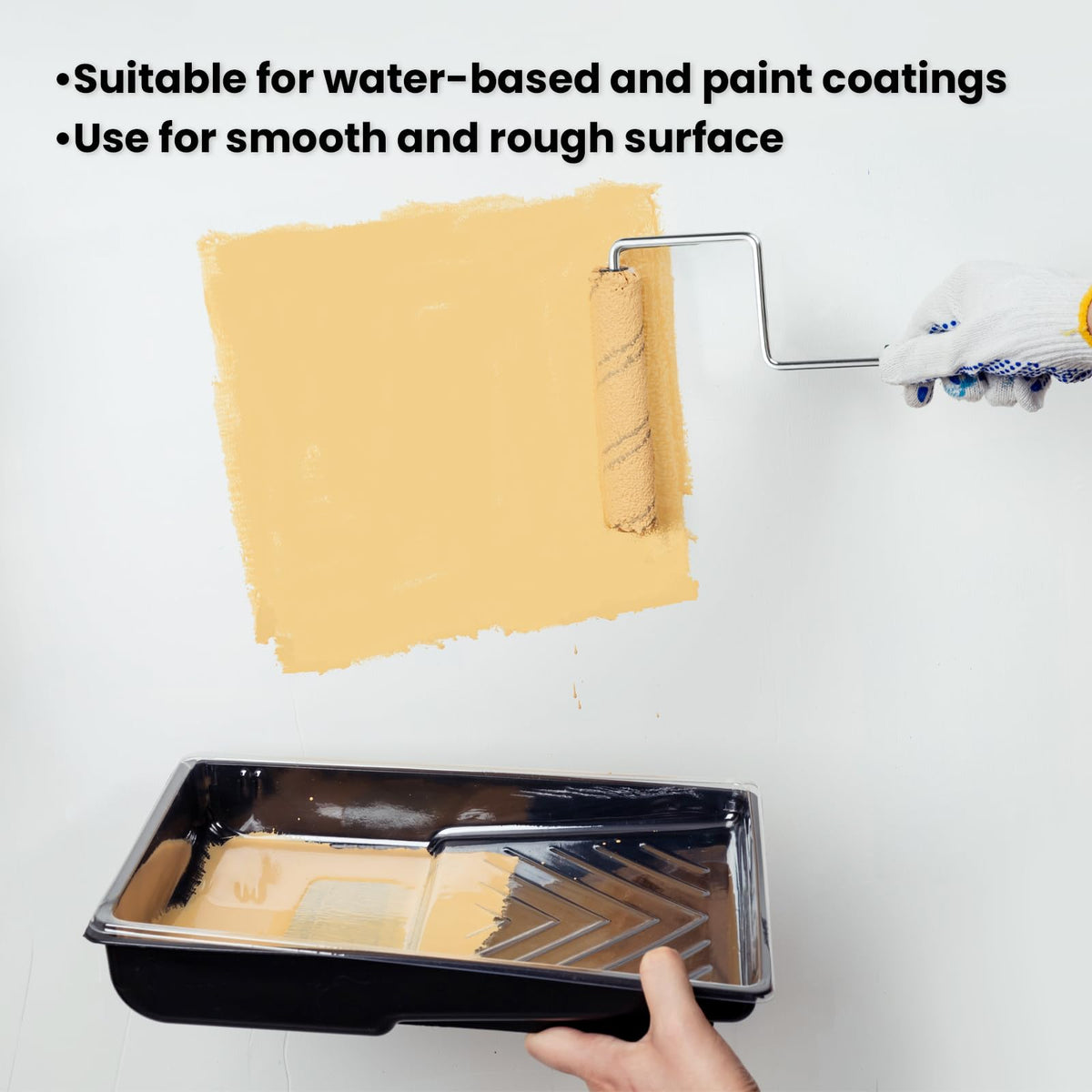 CoatPro Twools microfiber roller cover 6 inch for smooth, streak-free results