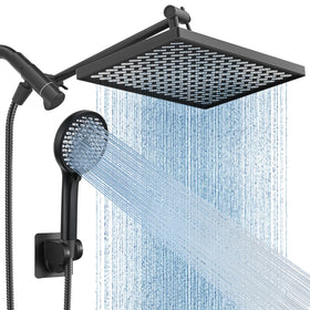 Cobbe 11.8 inch rain shower head delivers wide, even coverage for a refreshing shower.