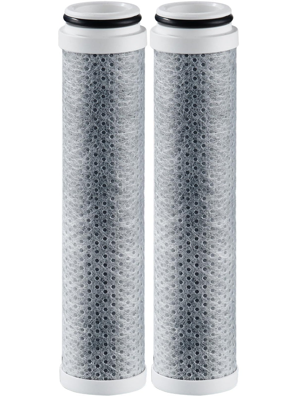 Cobbe 2-pack replacement filters for handheld shower heads reduce chlorine for gentler skin.