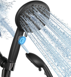 Cobbe 9-function shower head with multi-spray for powerful cleansing
