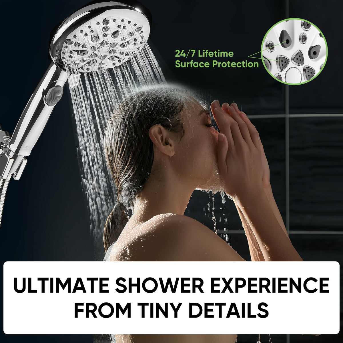 Cobbe universal fit eases DIY installation on most shower arms