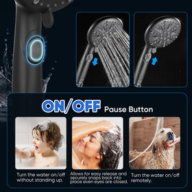 Cobbe brass swivel bracket provides flexible shower angles