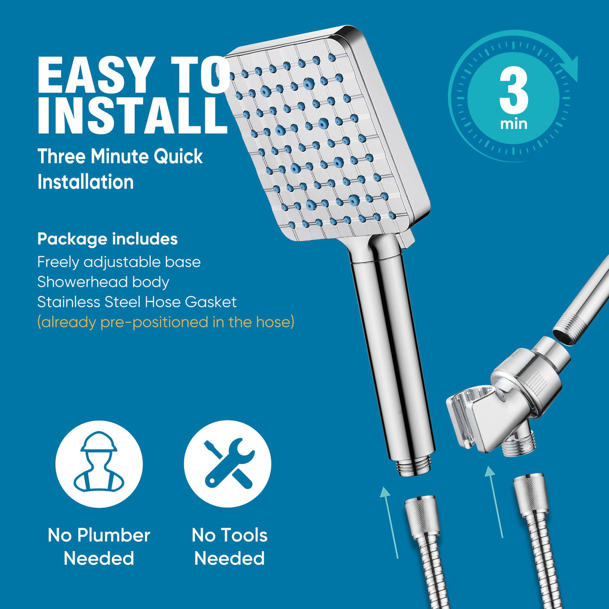 Cobbe cost-effective water filtration for daily shower use