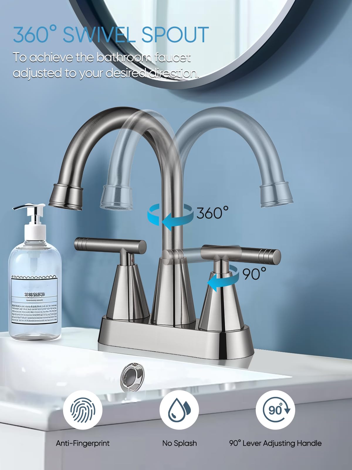 Cobbe faucet suited for RVs and travel trailers with space-efficient design.