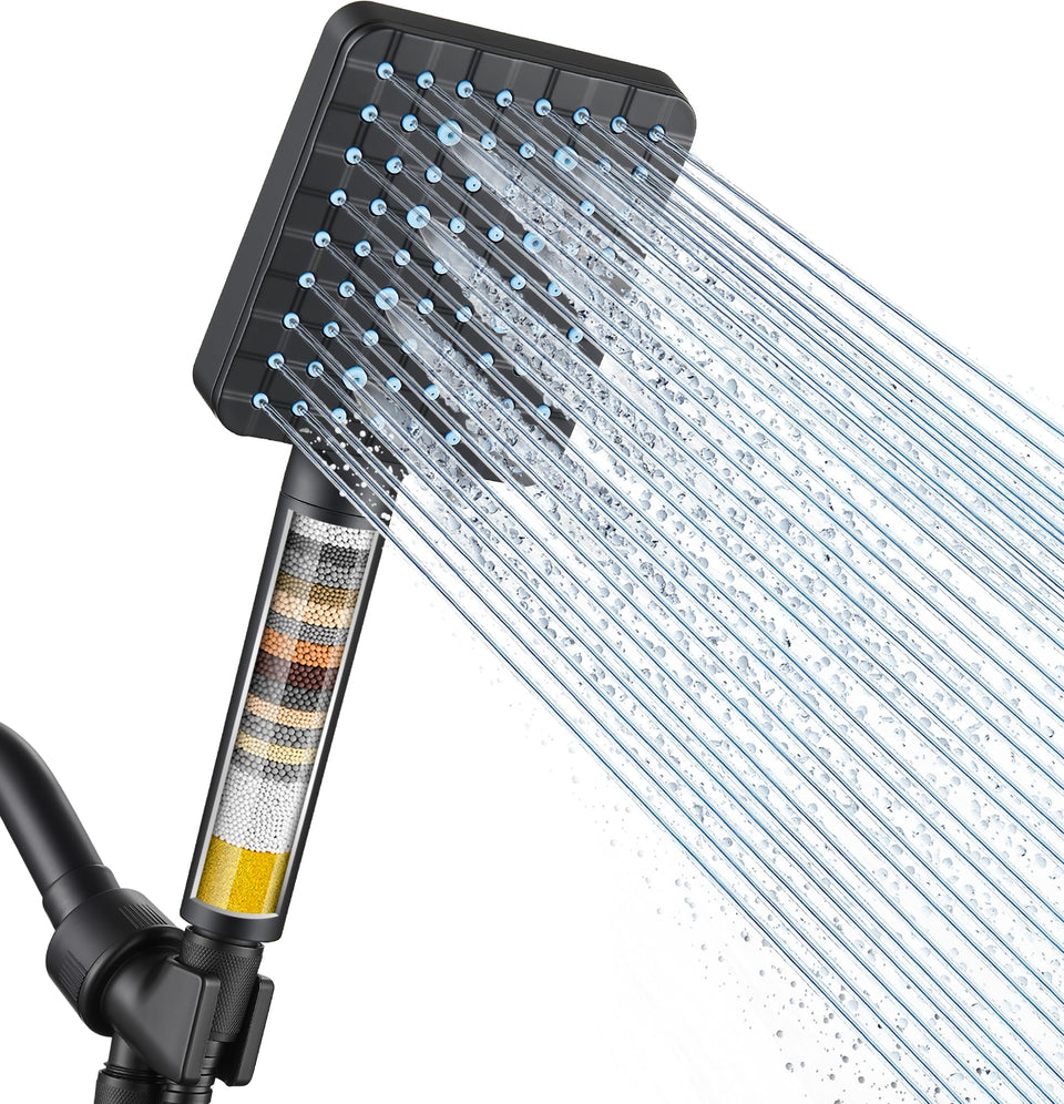 Cobbe handheld filtered shower head for gentler water and enhanced shower feel