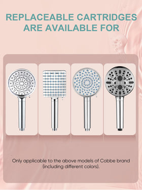 Cobbe chlorine removal performance image shows cleaner shower water.
