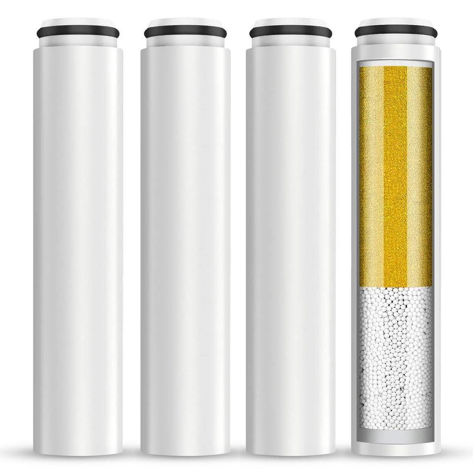 Cobbe four-pack replacement filters package for convenient at-home filtration upgrades.