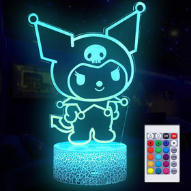 COBIKU 16-color 3D night light showing vivid hues for cozy ambiance.
