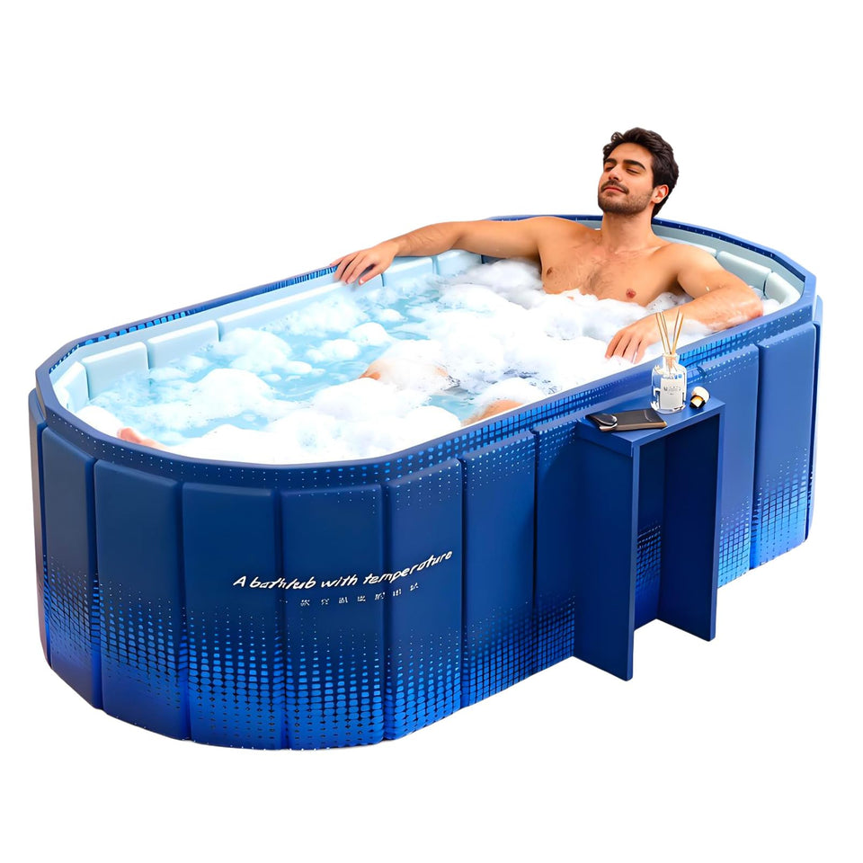 COBOPANDA portable bathtub unfolded for instant setup and space-saving use.