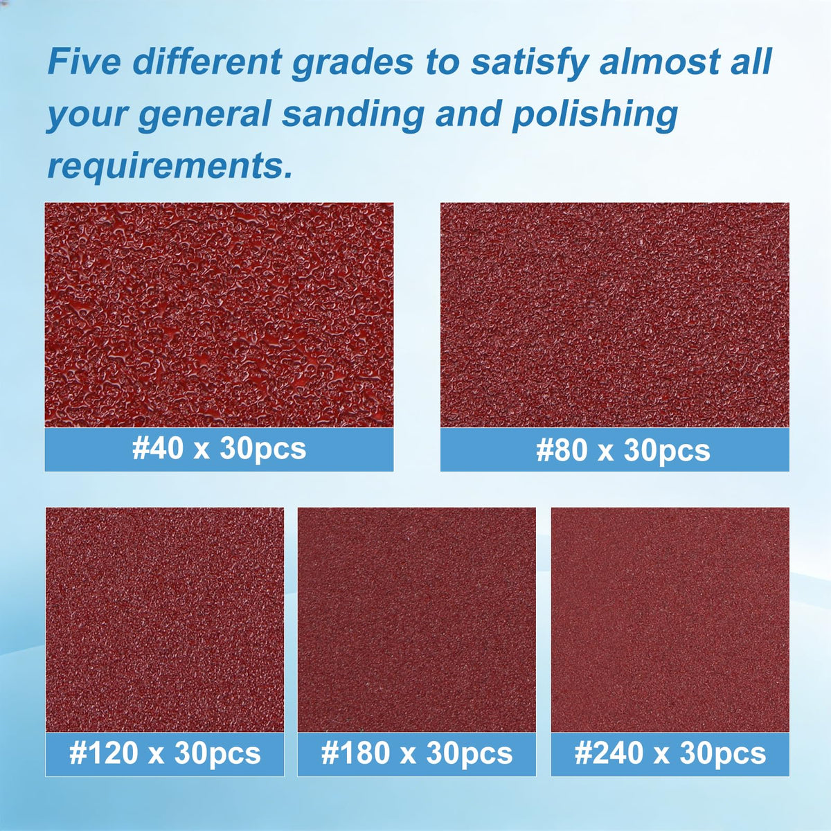 Coceca 80-grit close-up balances surface prep for wood and metal