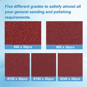 Coceca 80-grit close-up balances surface prep for wood and metal