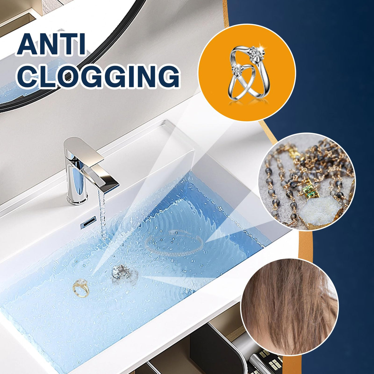 Cocog 3-pack drain stopper set provides convenient replacements.
