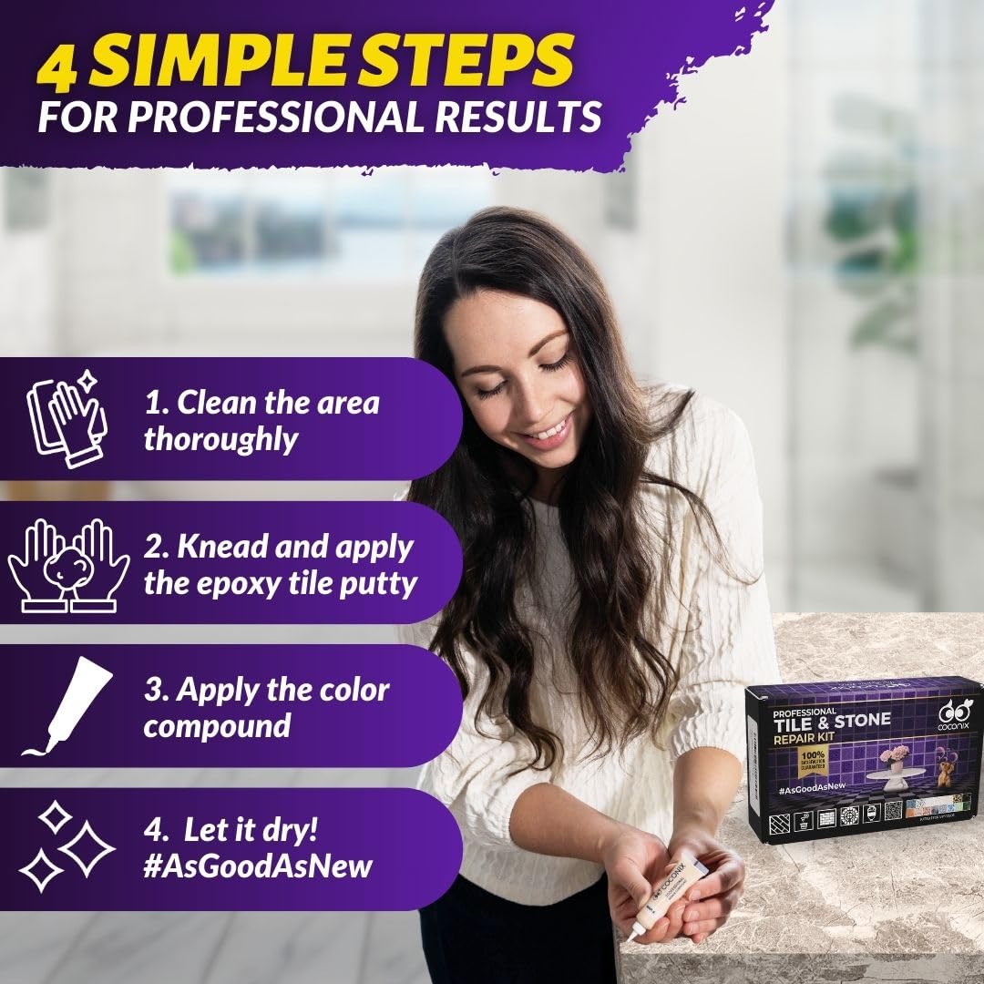 Fast-drying formula speeds up repairs on baths and kitchens.