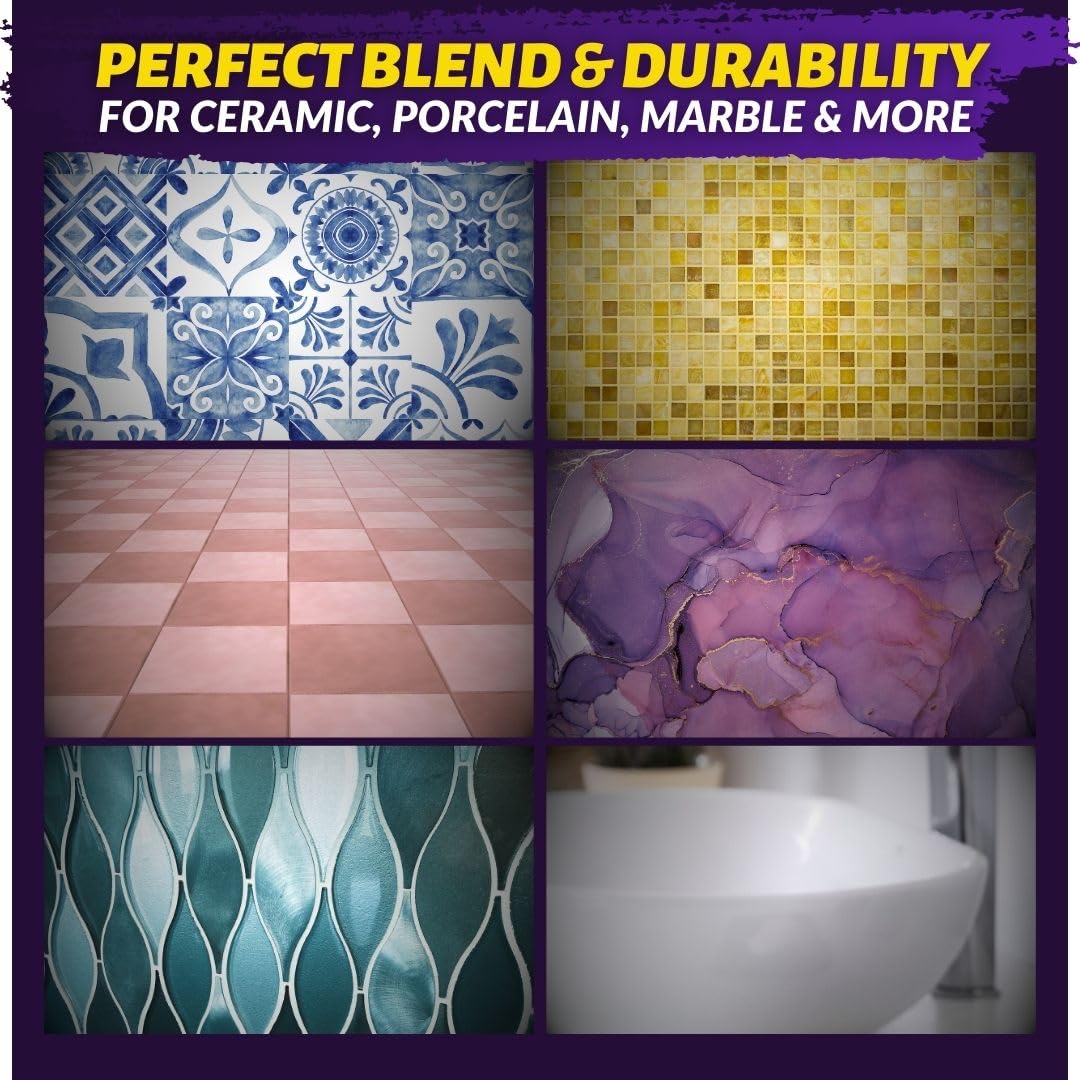 Fix cracks, chips, and damage on tile and stone surfaces.