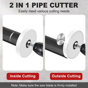 Cocowin inside pipe cutter shaft with hex key for blade changes
