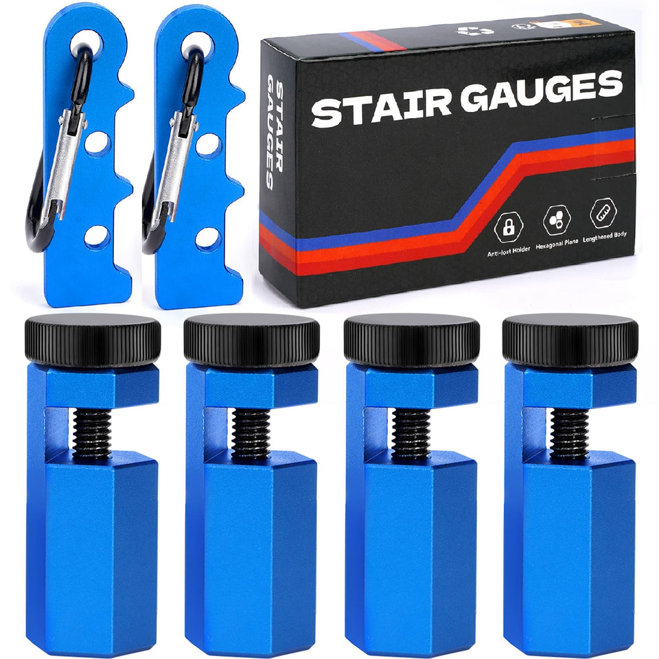 Cocowin tall stair gauges with edge design for stable clamping.