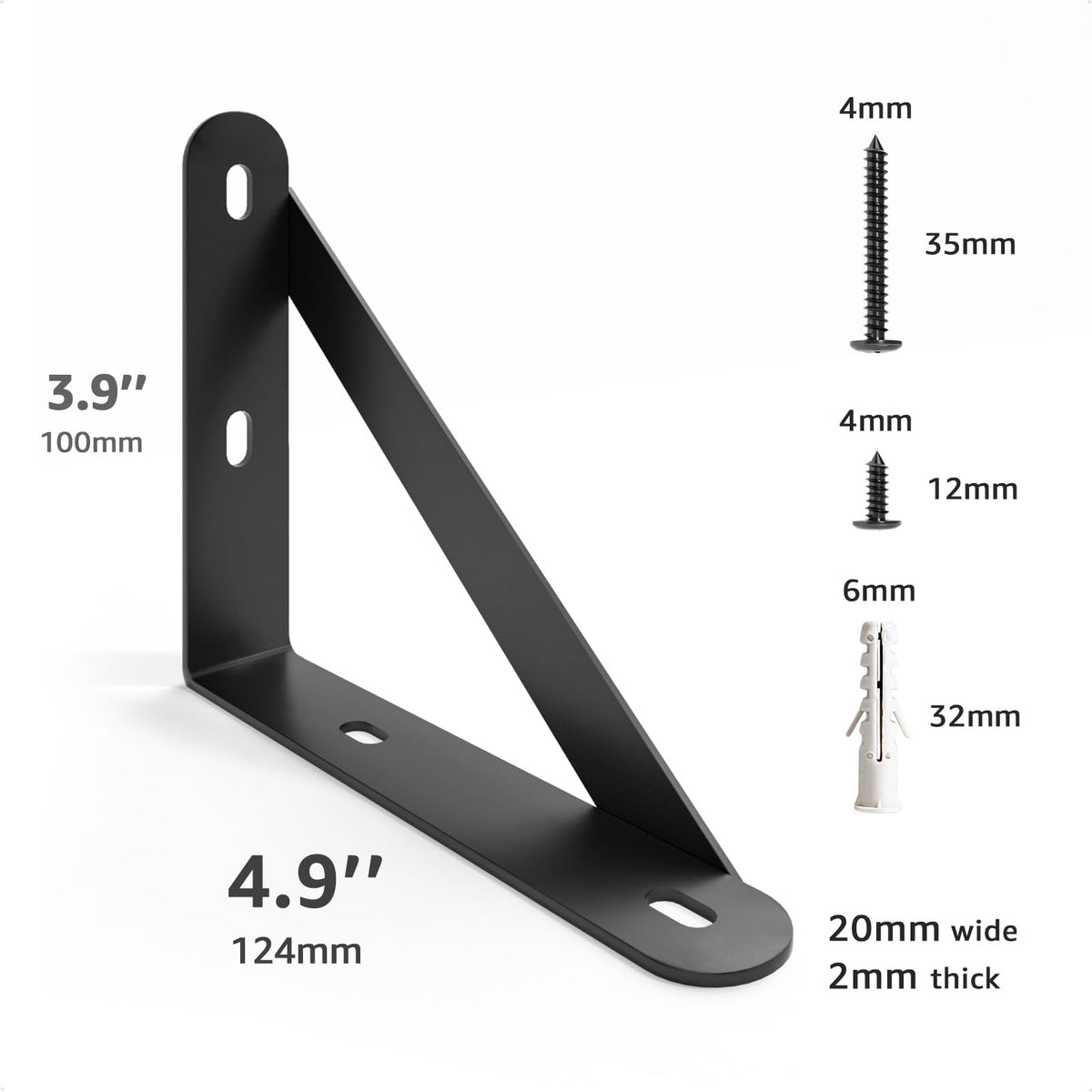 Cocoya included screws and wall anchors simplify quick, secure installation.