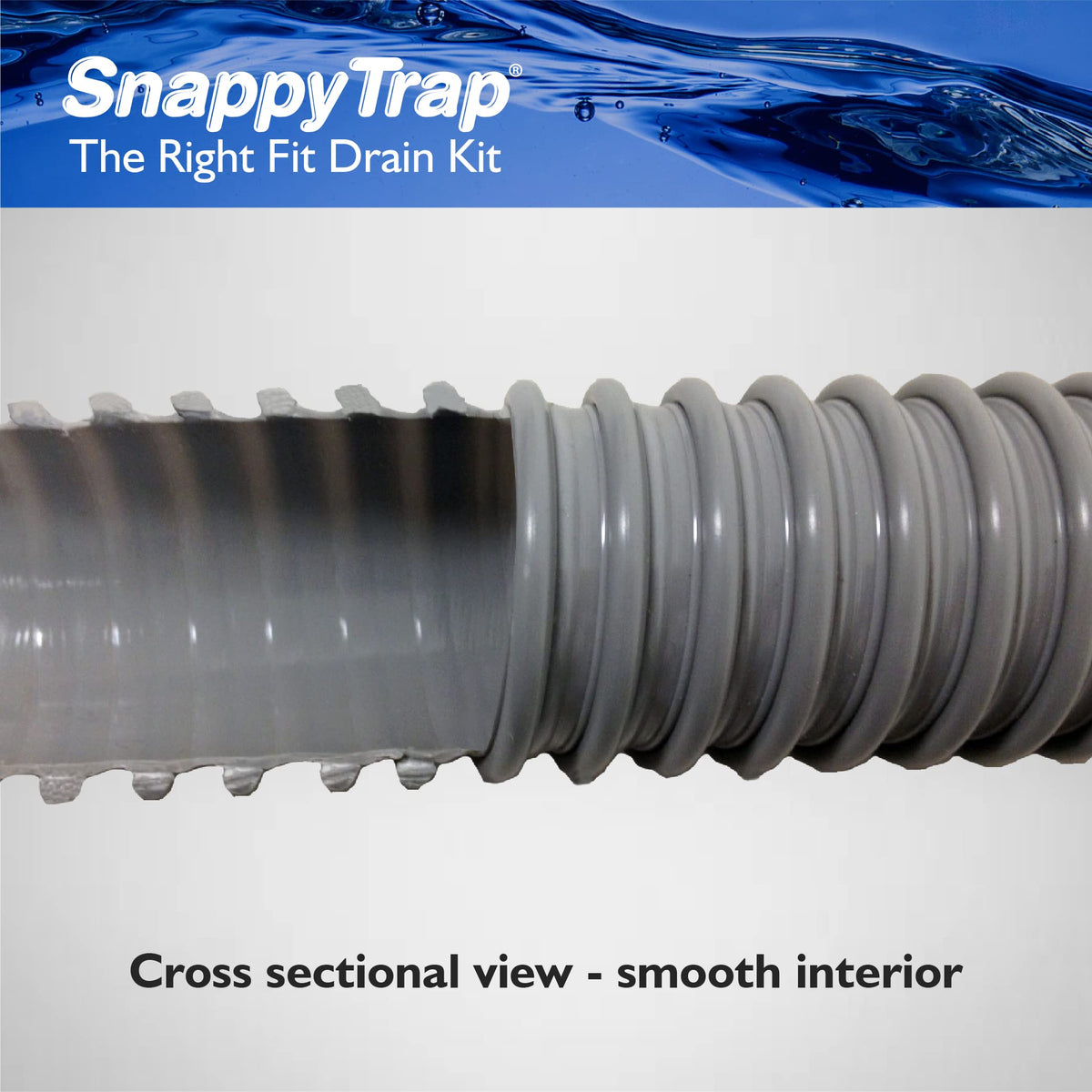 Coflex Snappy Trap no-tool installation moment in action.