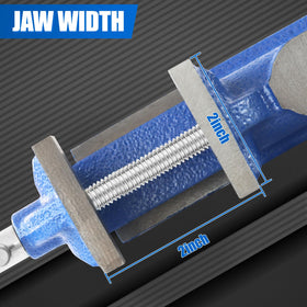 COGNATIVE Mini Table Vise blue anvil supports small shaping tasks on metal or wood.