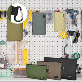 COIDEA flat-bottom design keeps pouches upright for quick access