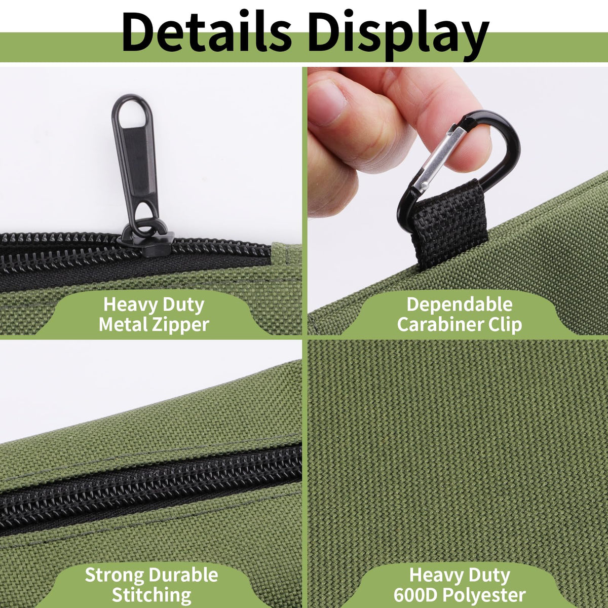 COIDEA tool bag with waterproof lining protects contents in damp conditions