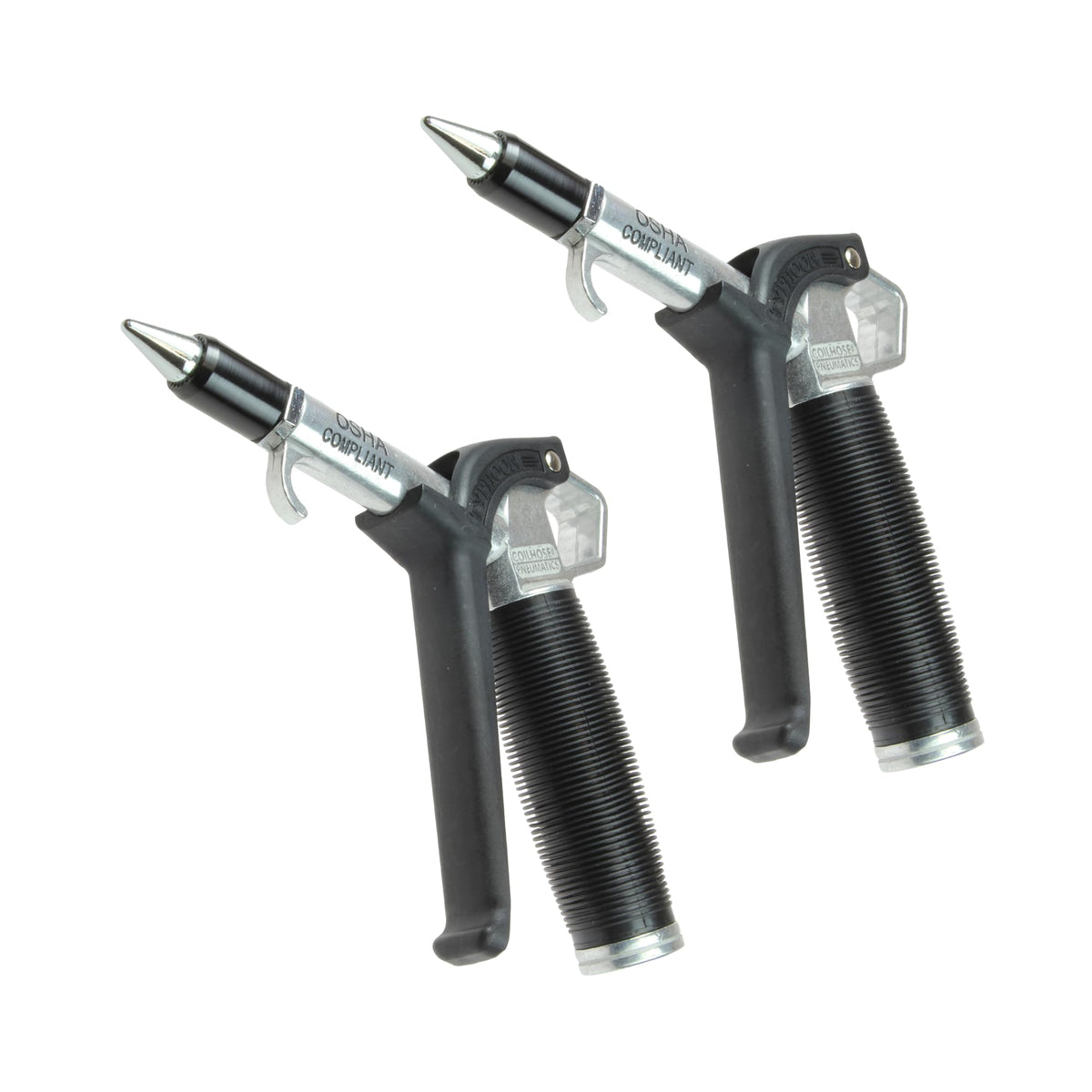 Coilhose Typhoon high-volume blow gun two-pack setup for heavy-duty cleaning