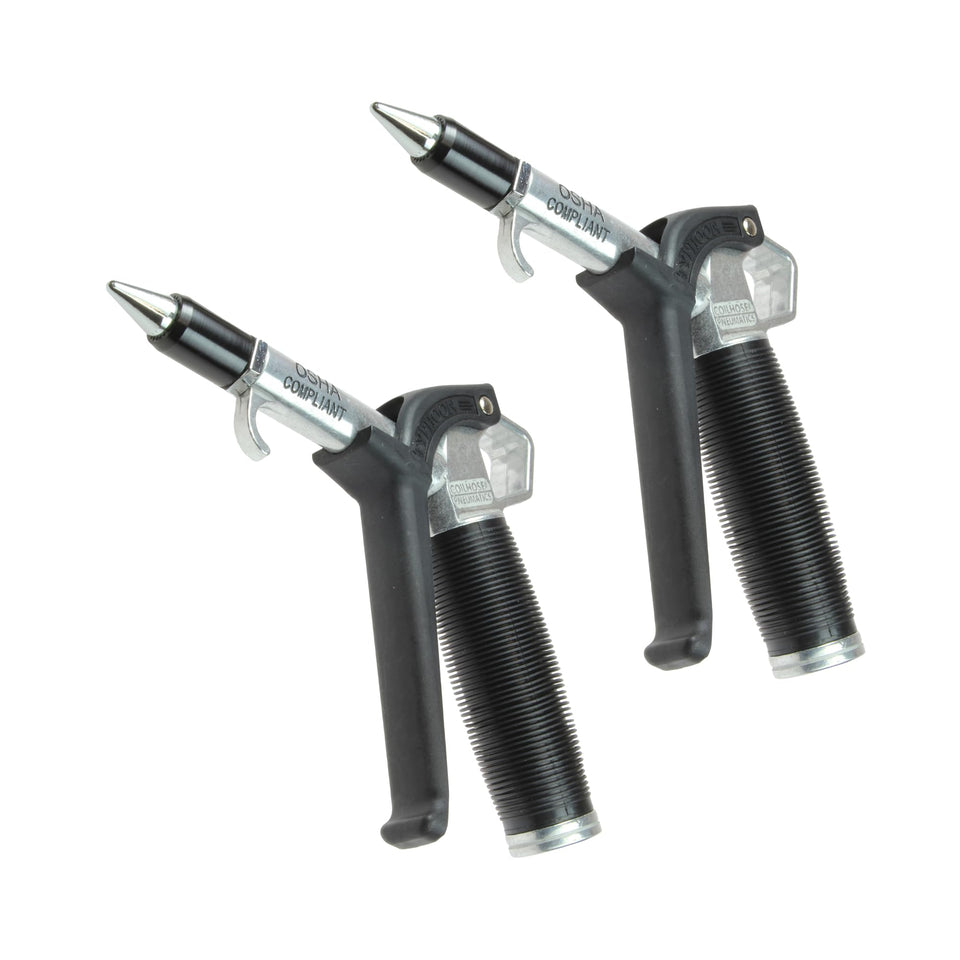 Coilhose Typhoon high-volume blow gun two-pack setup for heavy-duty cleaning