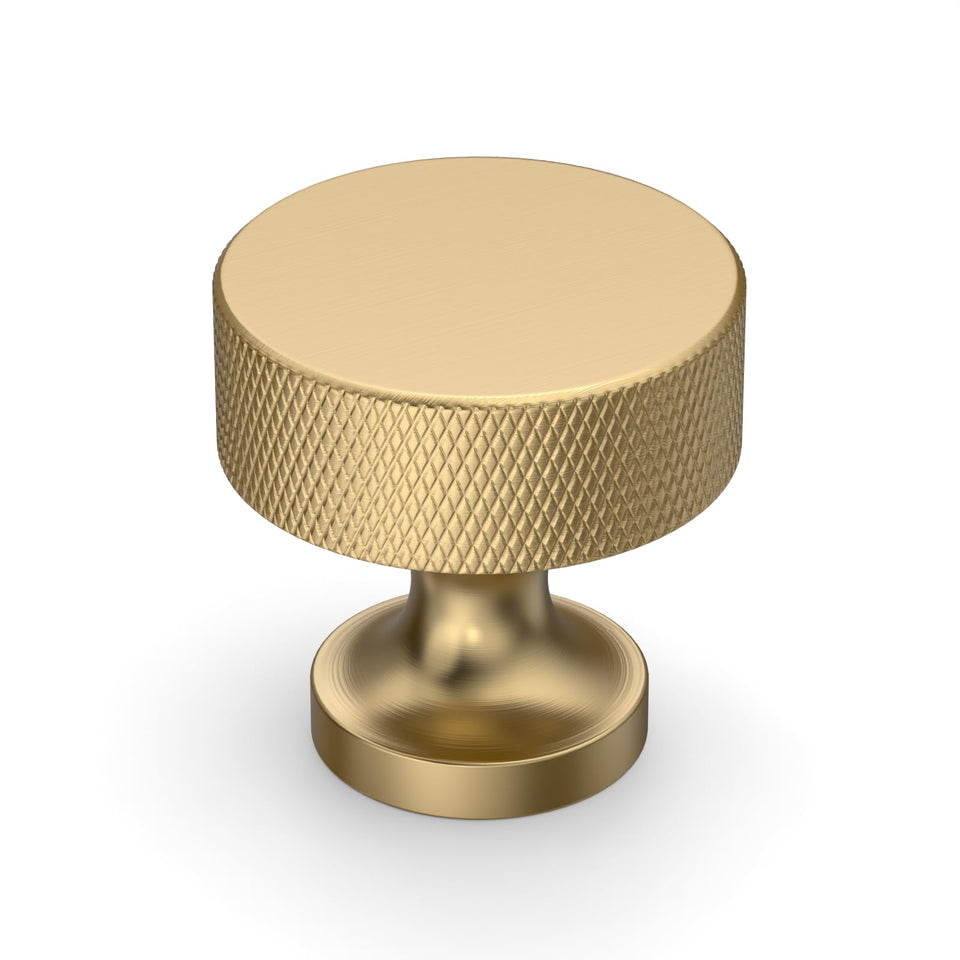 Coinkoly champagne bronze cabinet knob in matte finish for modern kitchens.