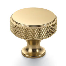 Coinkoly champagne bronze knurled knob close-up showing grip for drawers