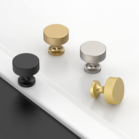 Coinkoly knurled knob complements industrial and farmhouse styles.