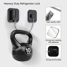Coipdfty sticky lock plates show easy no-drill installation.
