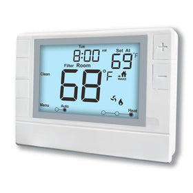 Coiiwsei programmable thermostat backlit display for easy visibility and quick adjustments.